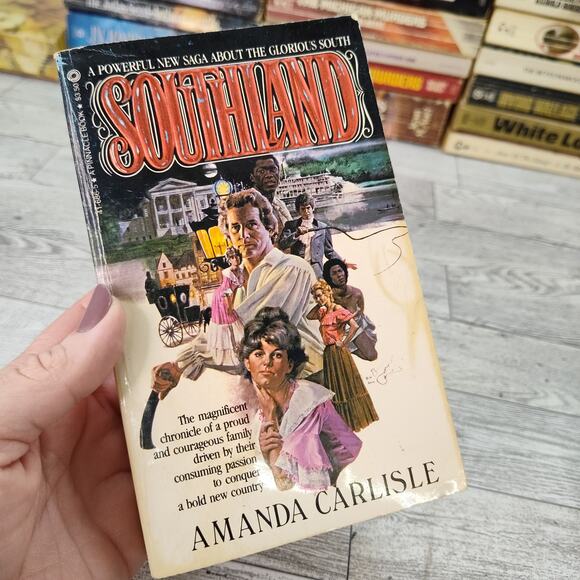 SOUTHLAND Amanda‎ Carlisle 1982 Pinnacle 1st Print Paperback Historical Fiction - Picture 1 of 11